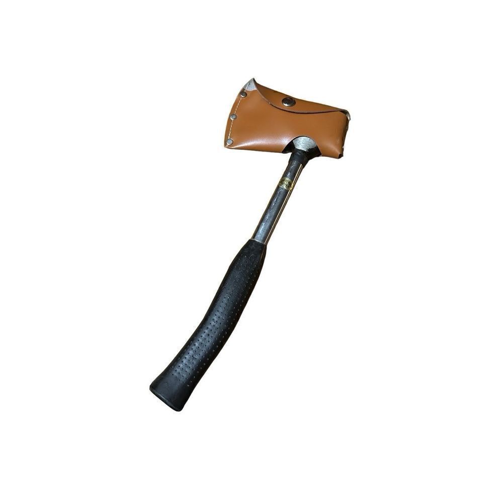 Vintage Hatchet 13” Steel Drop Forged Made in Taiwan with Cover